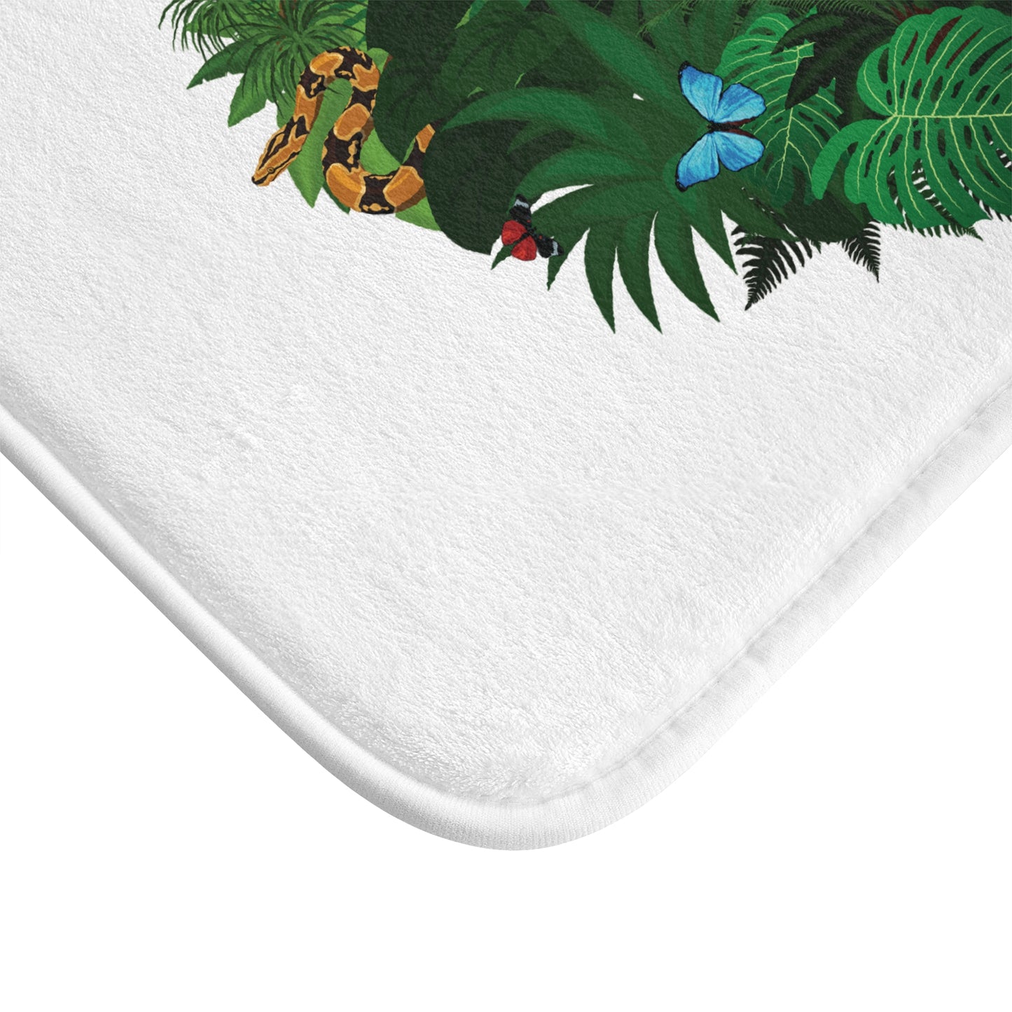 Tropical Bath Mat | Fun and Colorful Bathroom Decor / Rainbow Love