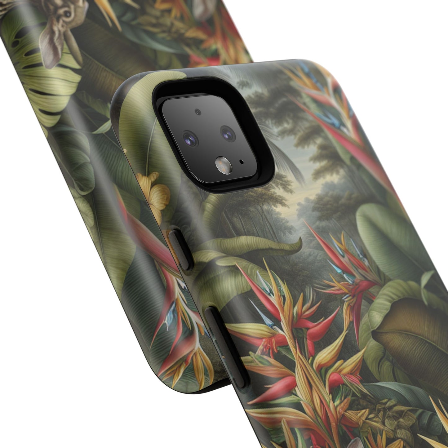Rainforest Rabbit Outing Phone Case - Tough Cases with Summer Vibe