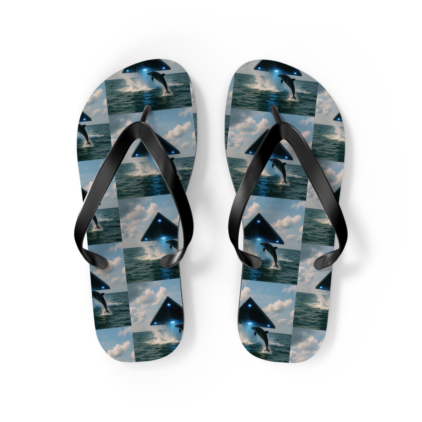 Flip Flops - UFO and Dolphin