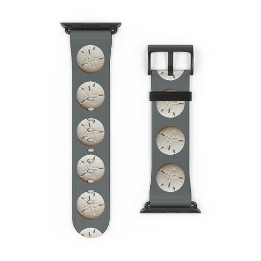 Apple Watch Band - Sand Dollar Parade, dark grey