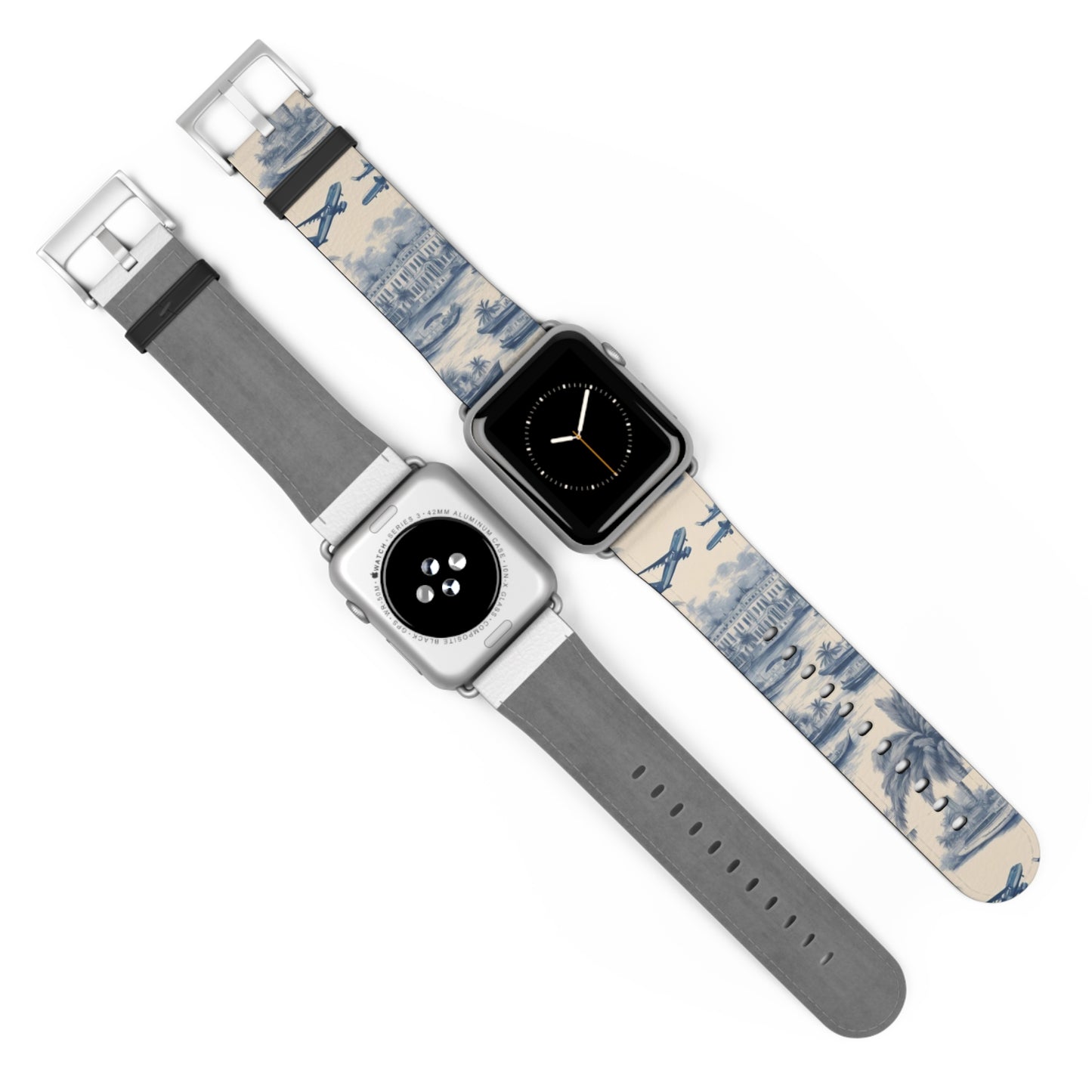 Apple Watch Band - Travel Toile Blues