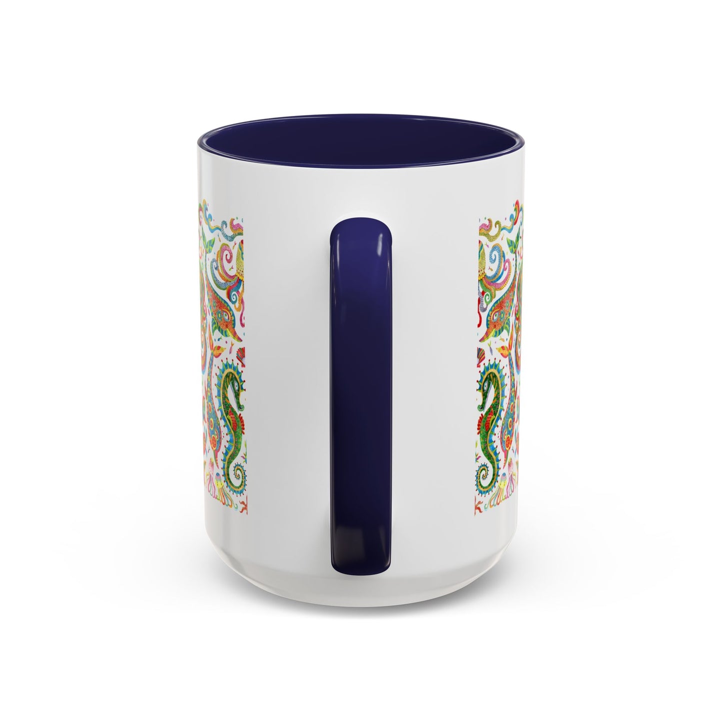 Accent Coffee Mug | Tropical-Inspired Drinkware / Colorful Mermaid Kingdom