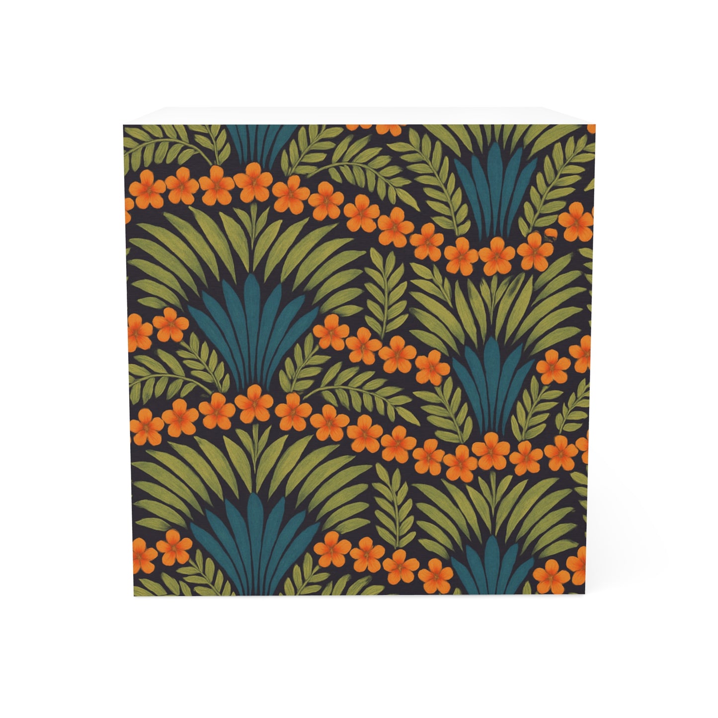 Note Cube - Hibiscus Fan Dance, Orange