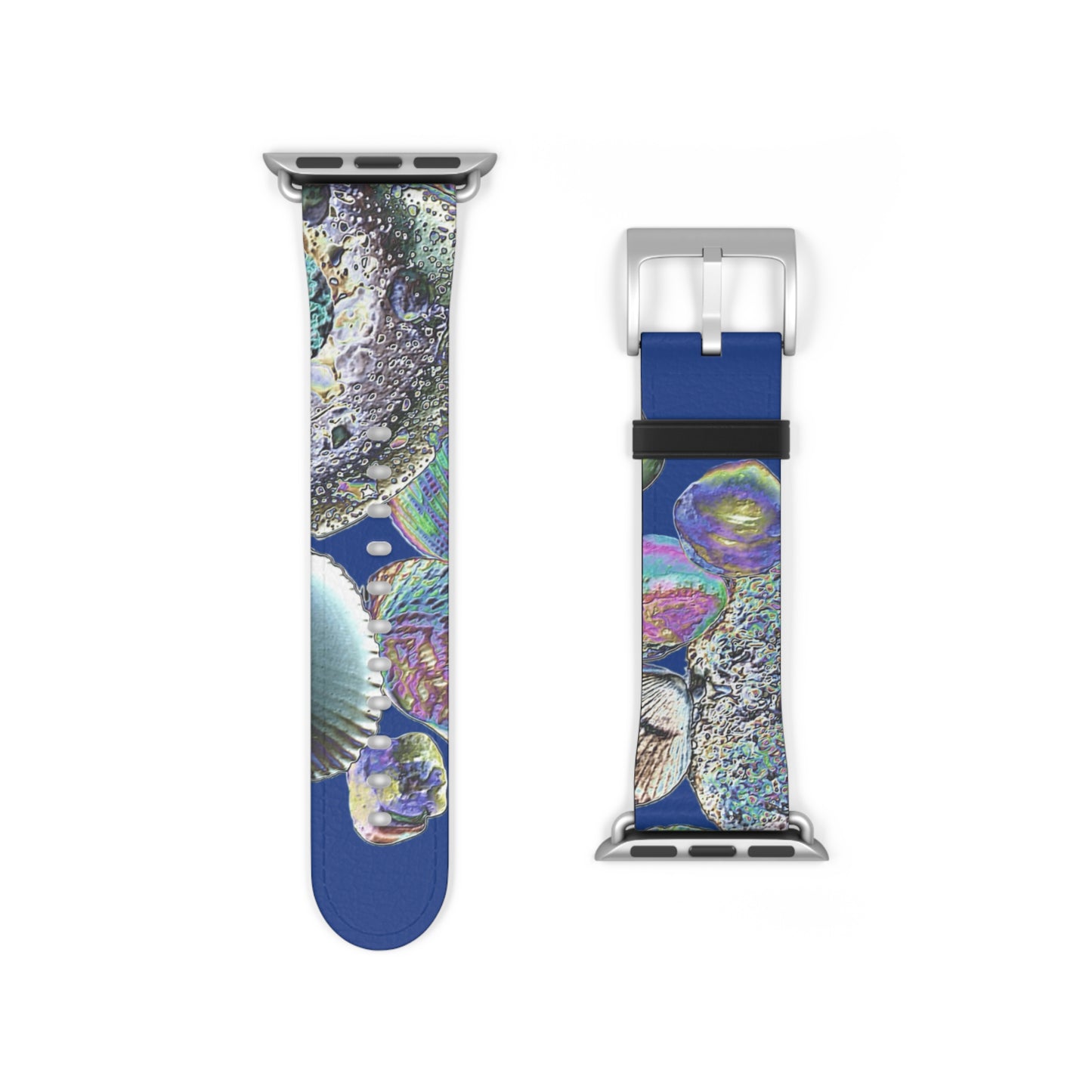 Apple Watch Band - Heatwave Seashell Collection, dark blue