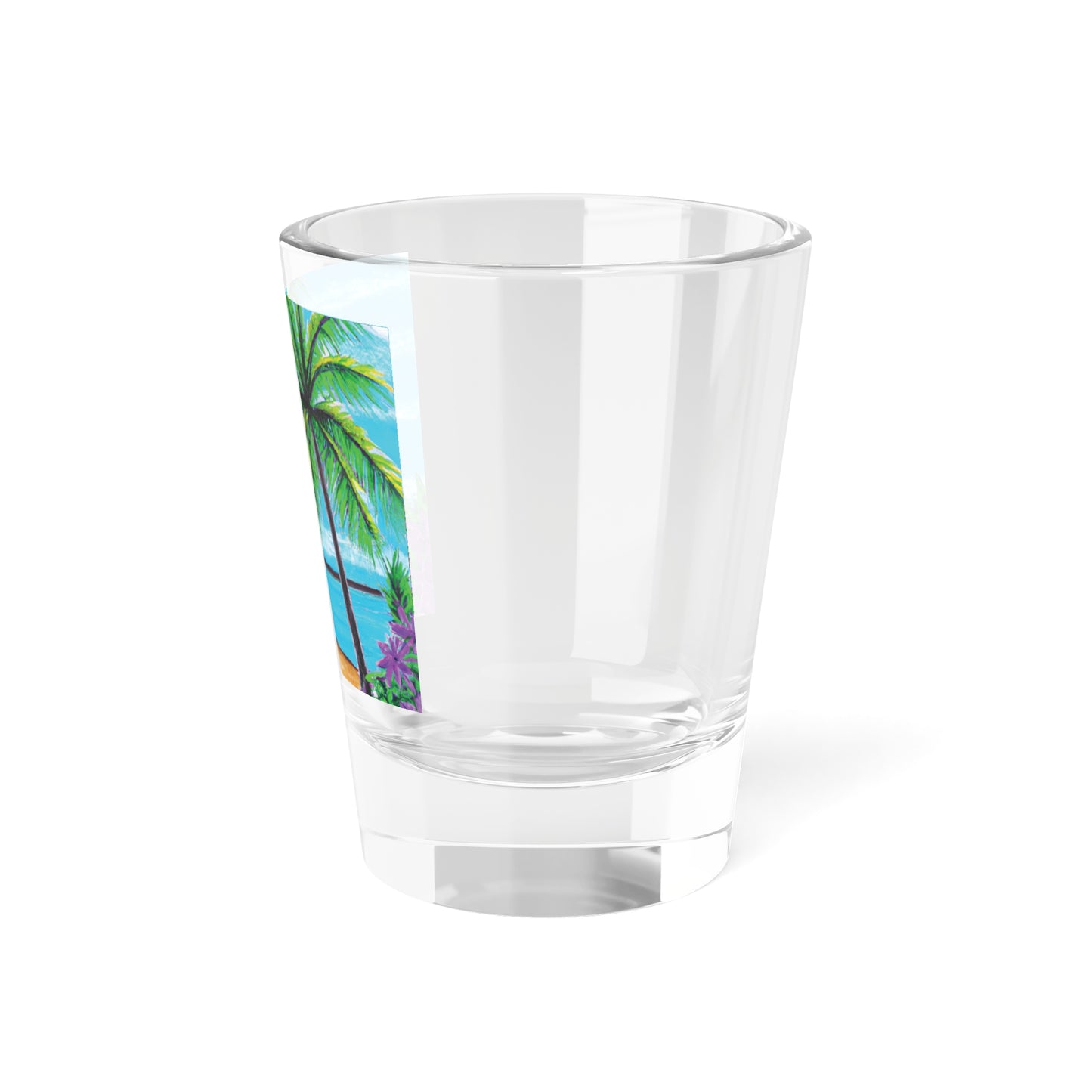 Clear Shot Glass, 1.5oz - Calm Beach