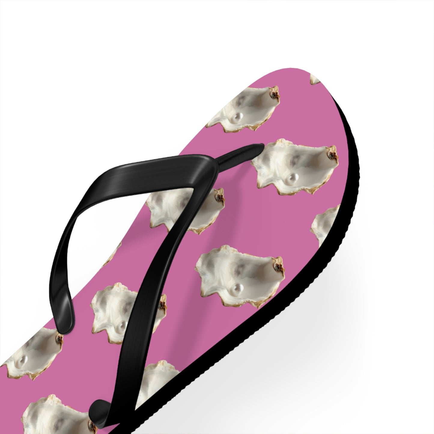 Flip Flops - White Pearl Oyster, light pink