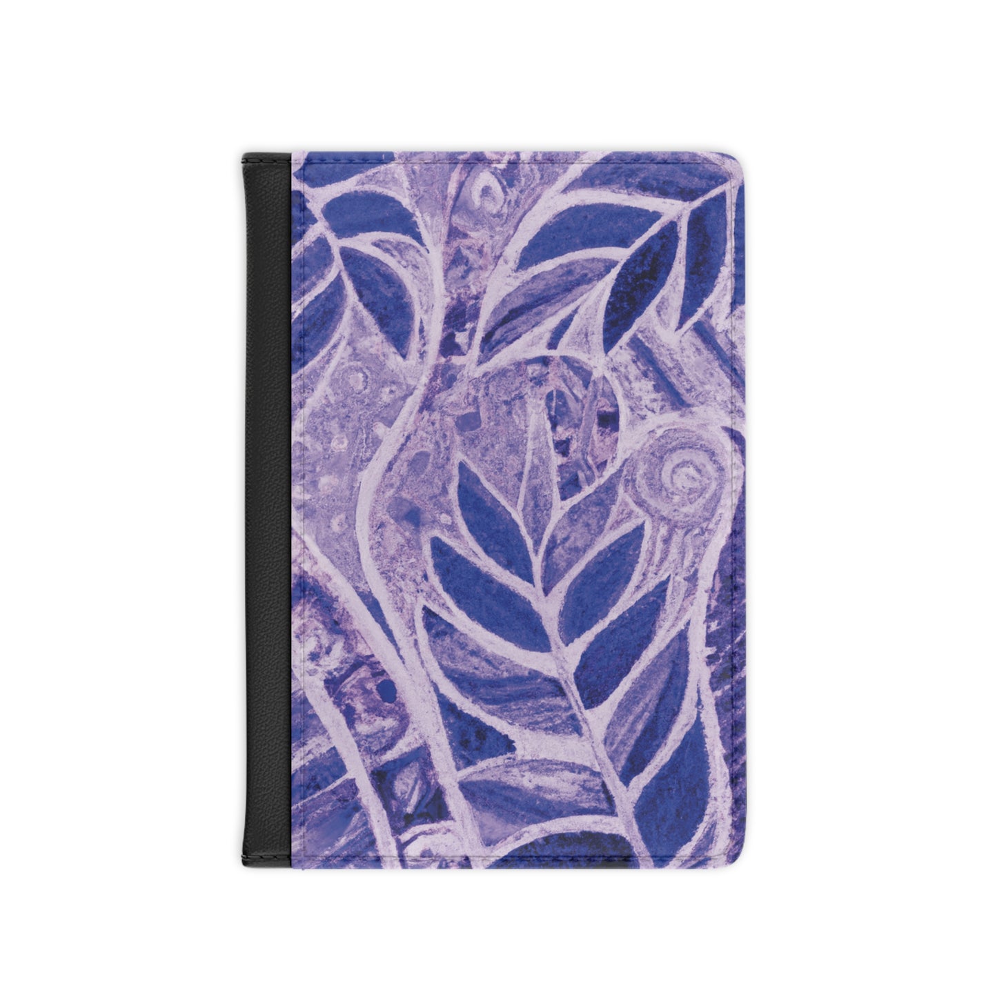 Tropical Passport Cover, Faux Leather - RFID blocking for travel security / Amazon Whimsy, Purple