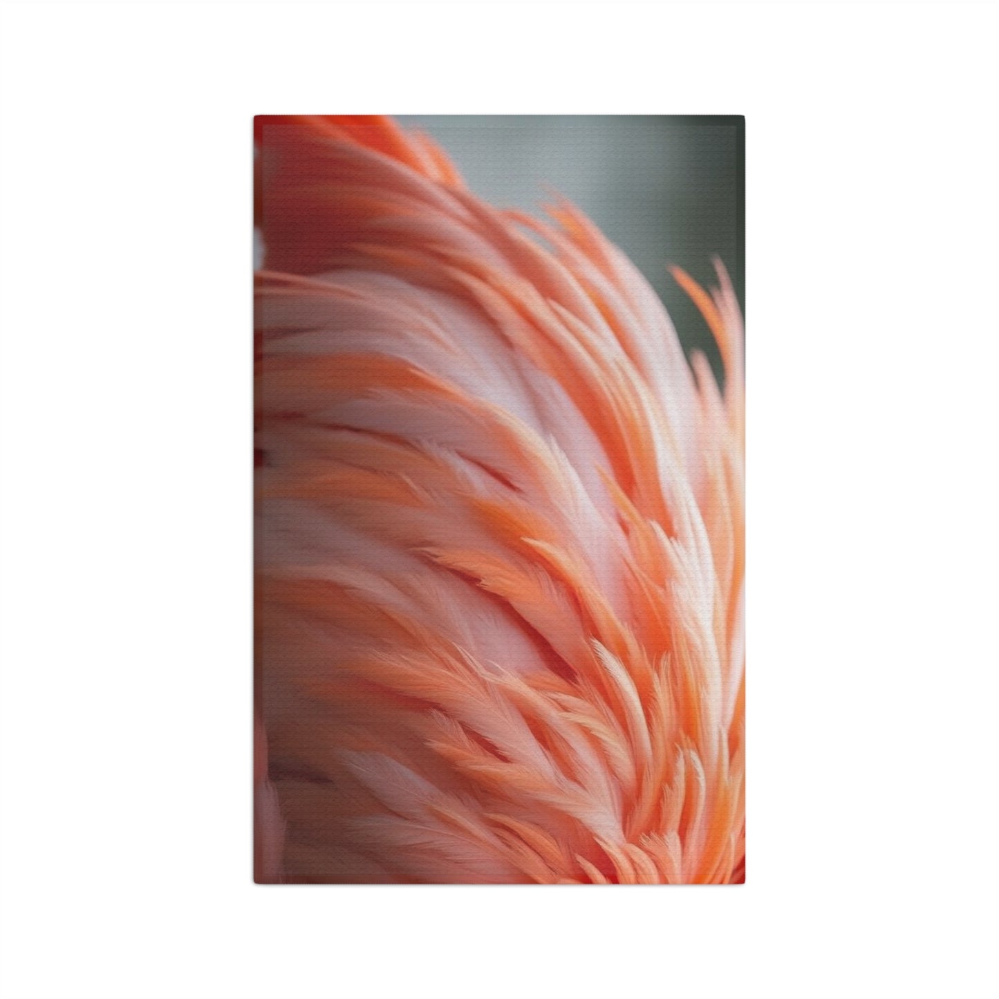 Microfiber Coffee/Tea Towel — Flamingo Feathers