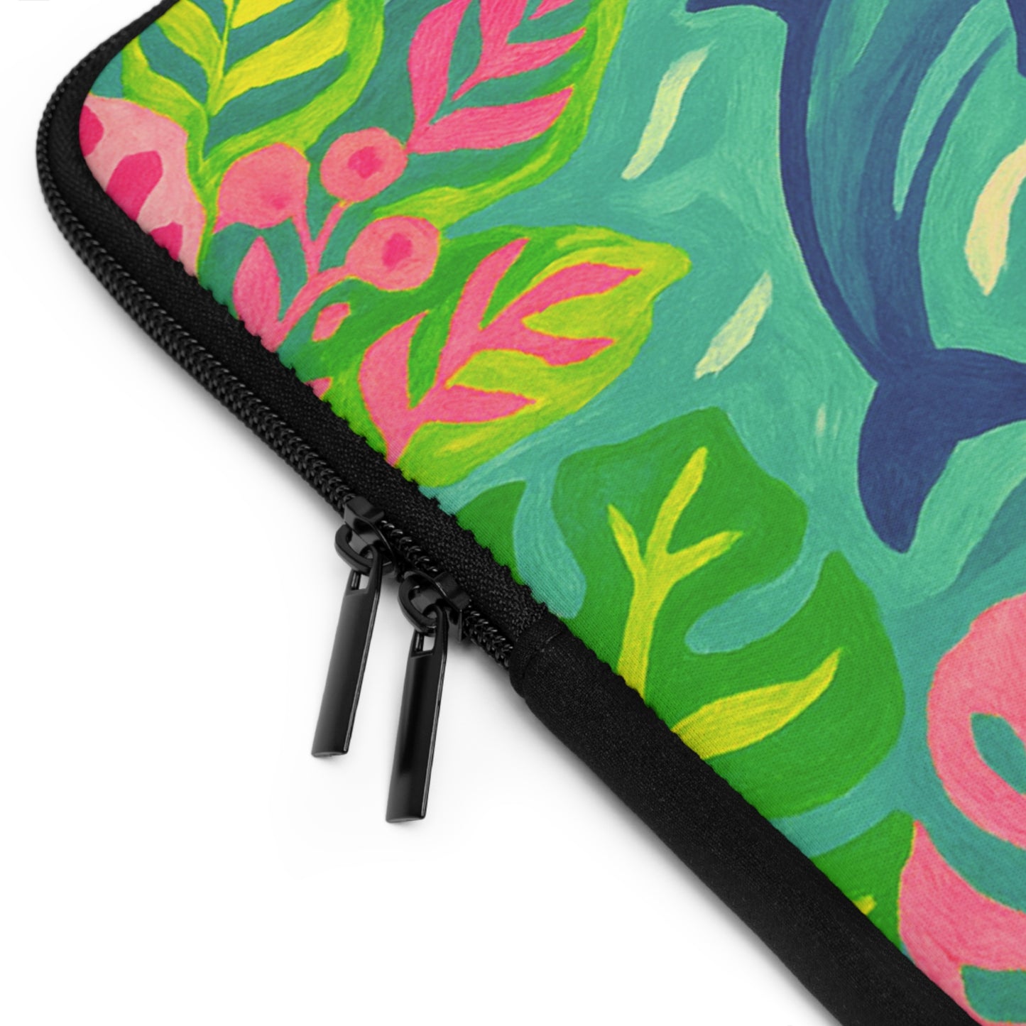 Tropical Laptop Sleeve, 5 Sizes - Perfect for Ocean Lovers & Students / Jumping Dolphins