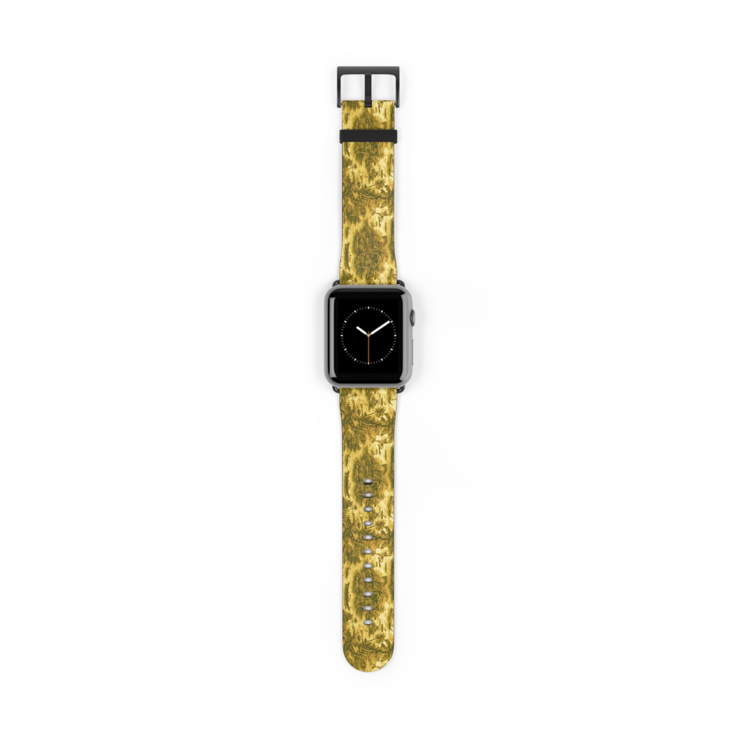 Apple Watch Band - Tropical Toile, gold