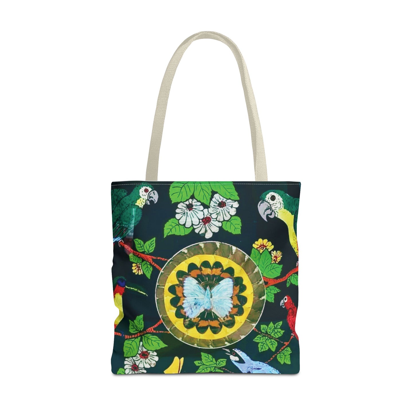 Parrots & Butterfly/Real Wings Tote Bag - 3 Sizes