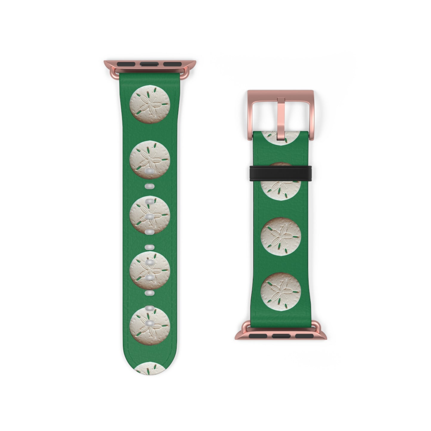 Apple Watch Band - Sand Dollar Parade, dark green