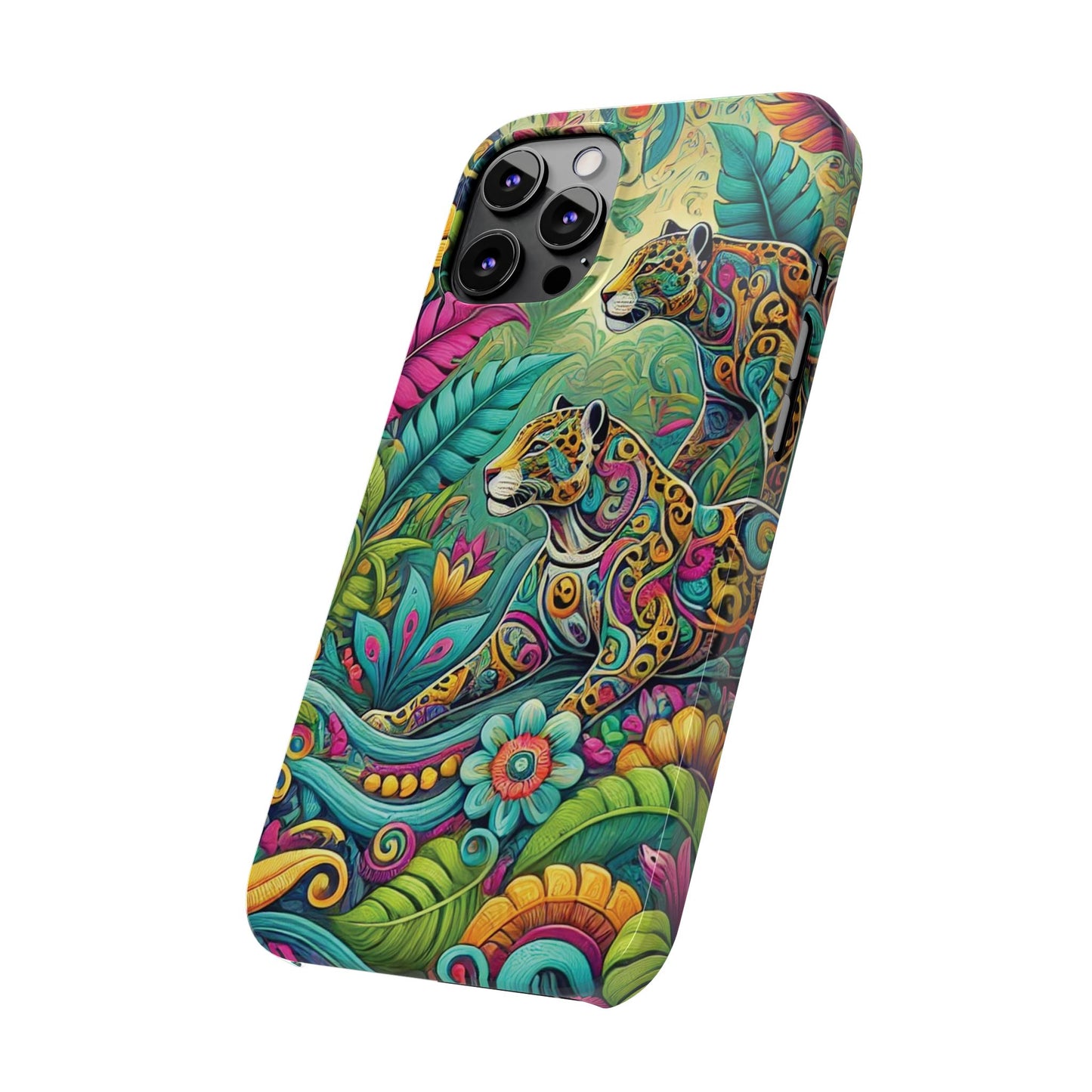 Slim Phone Cases - Jaguar Pop