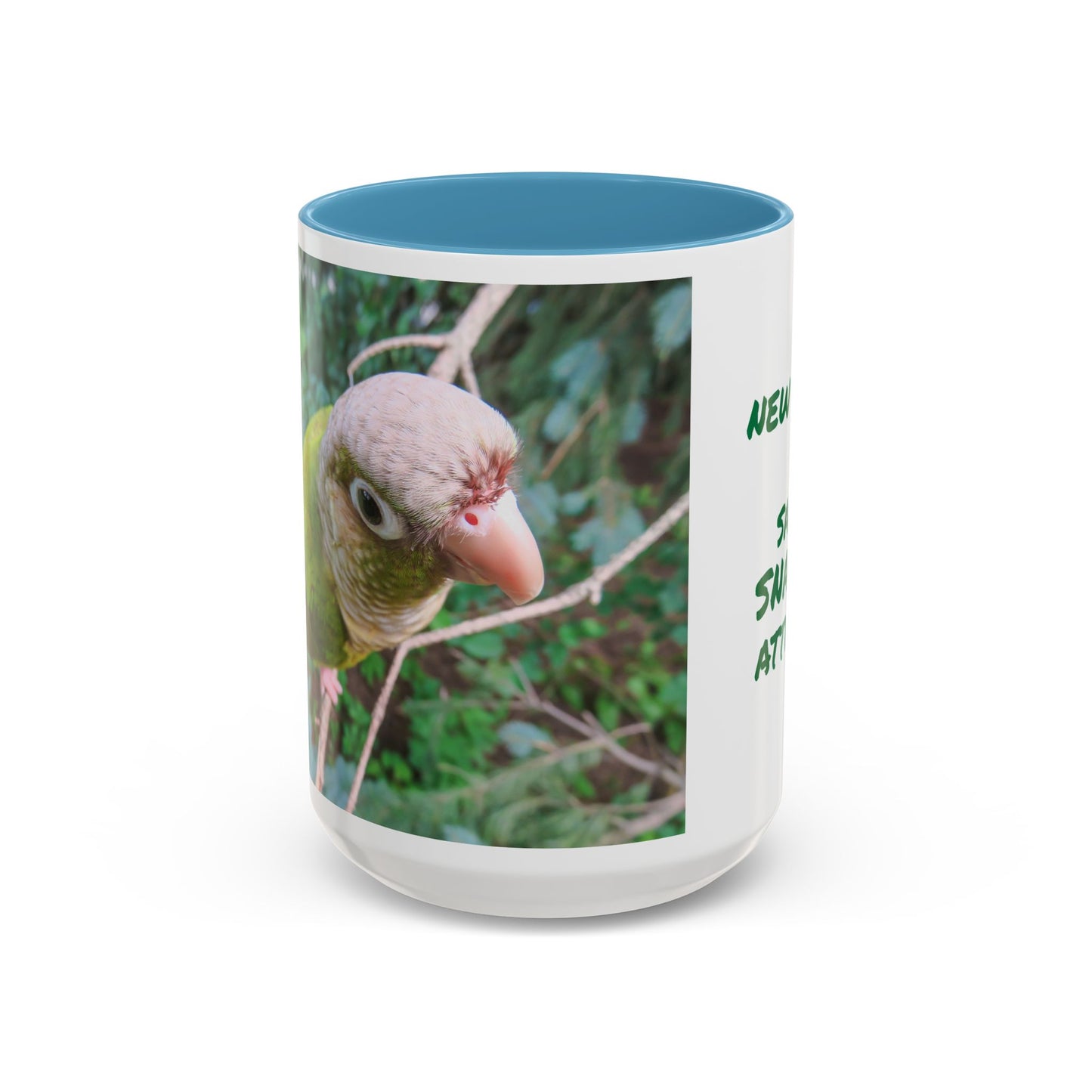 Parrot Accent Coffee Mug (11, 15oz), 8 Colors - Same Snarky Attitude