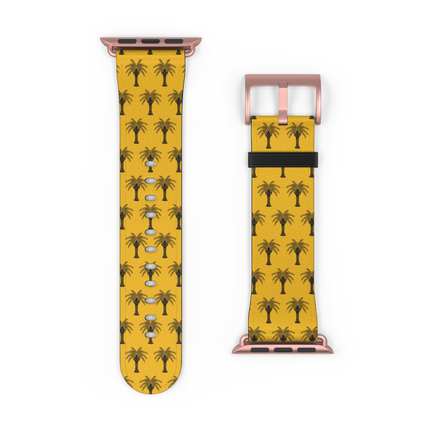 Apple Watch Band - Art Deco Palm, Repeat Yellow