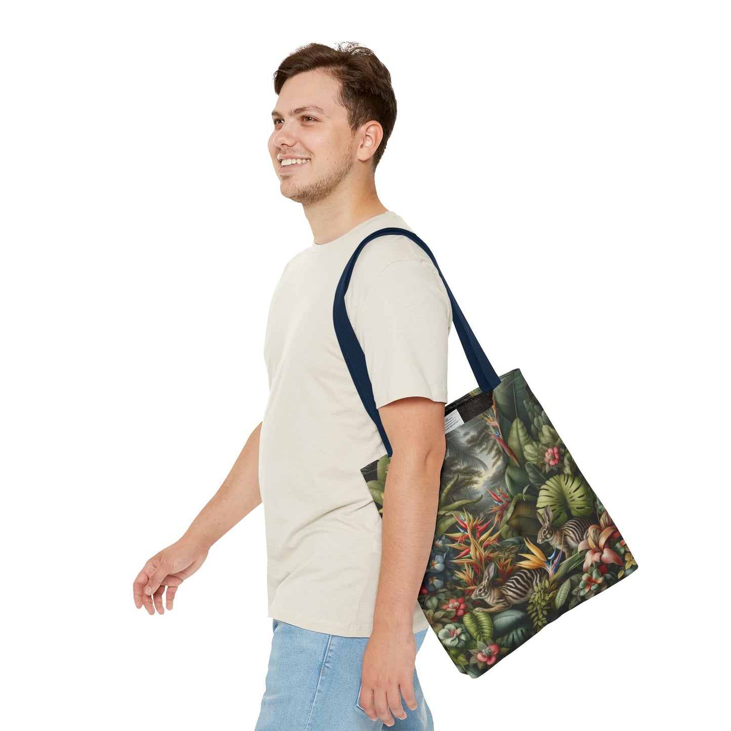 Rainforest Rabbit Outing Tote Bag - 3 Sizes