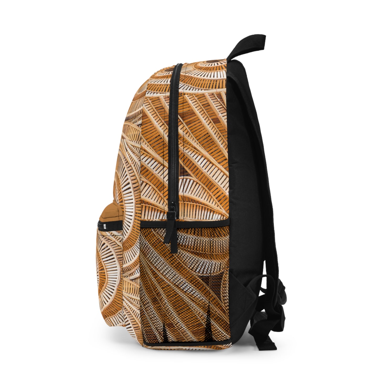 Tropical Backpack  / Natural Bamboo Spiral