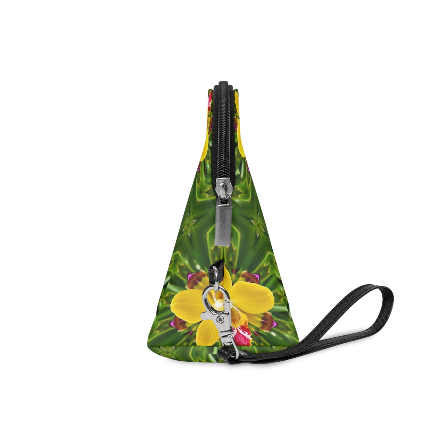 Makeup Bag - Yellow Orchid Kaleidoscope