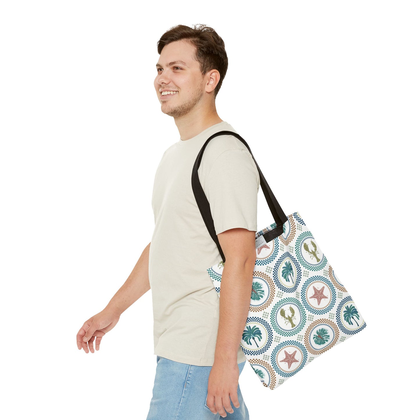 Mosaic Tropi Sealife Tote Bag - 3 Sizes