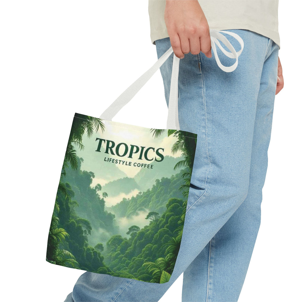 Rainforest Vistas Coffee Tote Bag - 3 Sizes