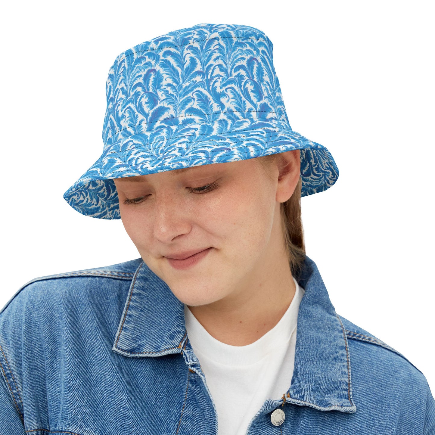 Tropical Polyester Bucket Hat, 2 Sizes - Rocco Blues