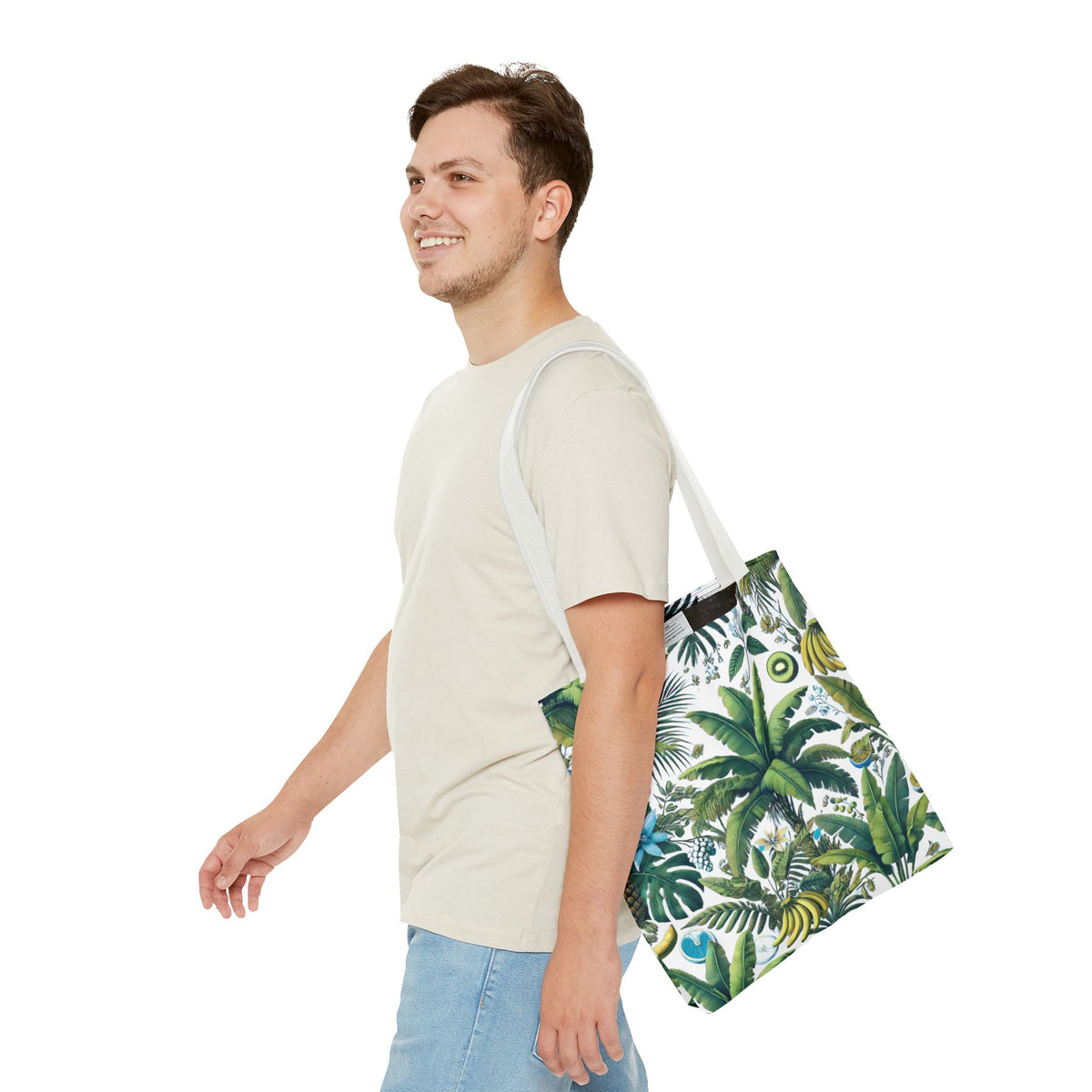 More Tropical Fruit/White Tote Bag - 3 Sizes