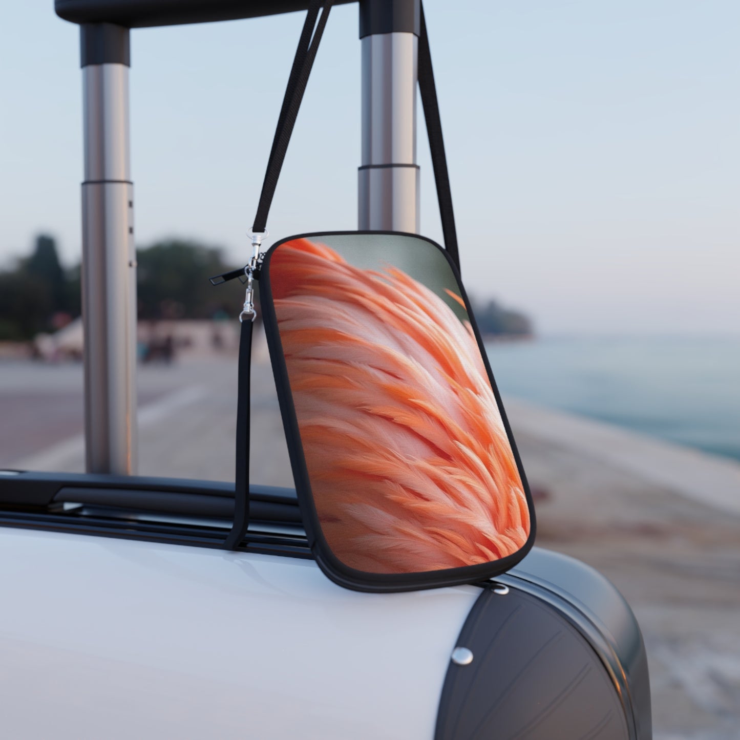 Passport Wallet – Perfect for Travelers & Adventurers / Flamingo Feathers