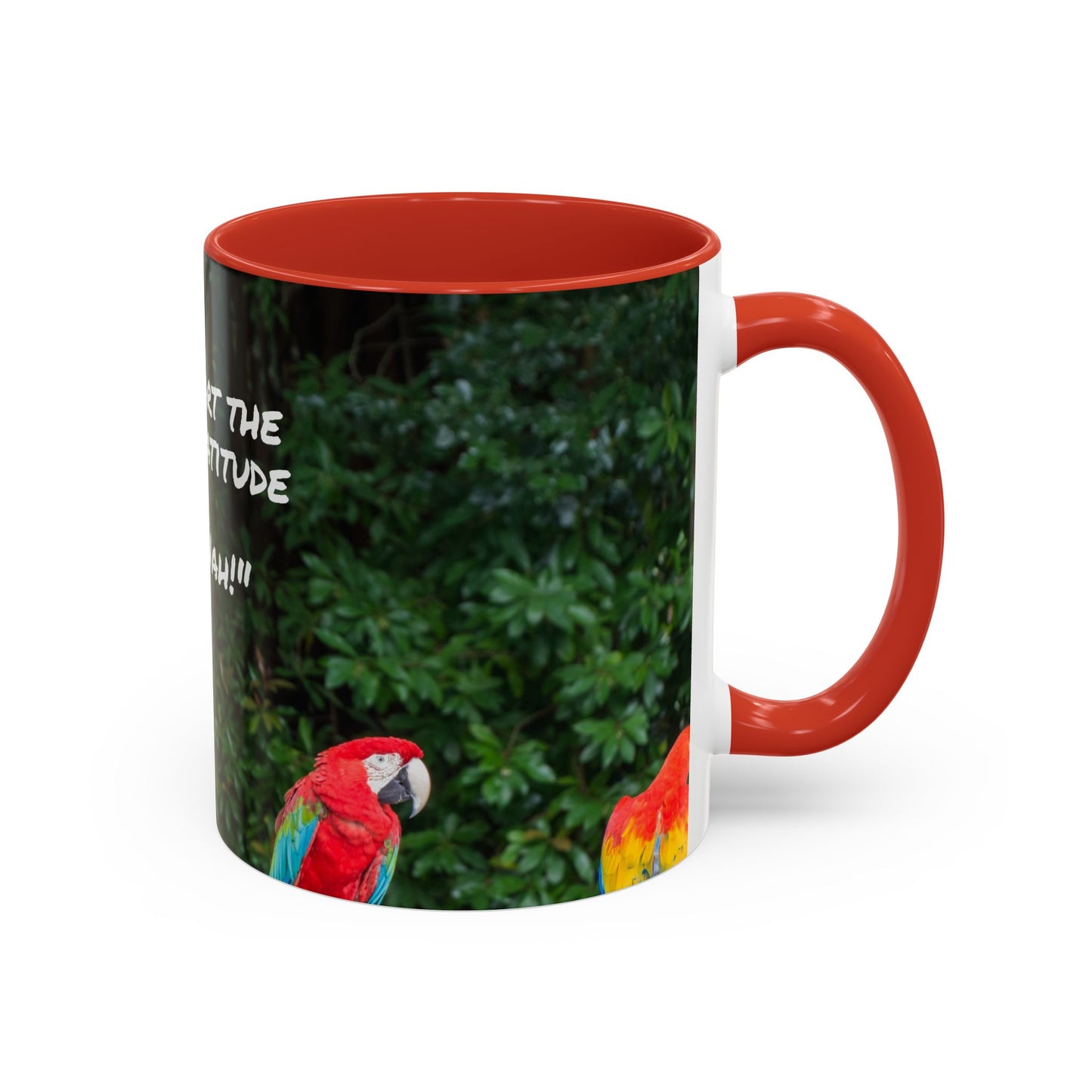 Parrot Accent Coffee Mug (11, 15oz), 8 Colors - No Gratitude