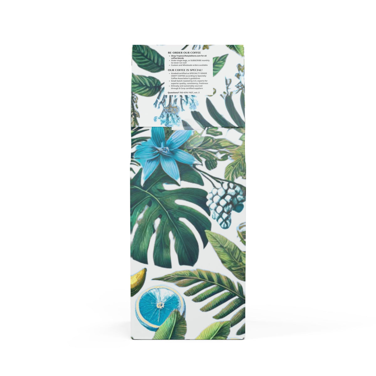 Midnight Surf Blend™ (Medium-Dark Roast) Specialty Grade Craft Coffee / More Tropical Fruit, White