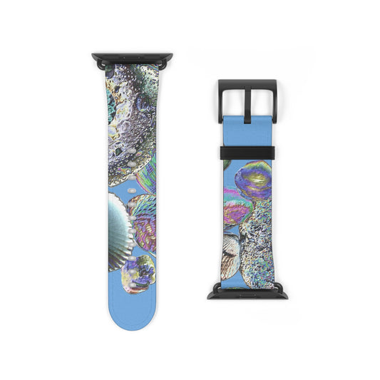 Apple Watch Band - Heatwave Seashell Collection, lt blue