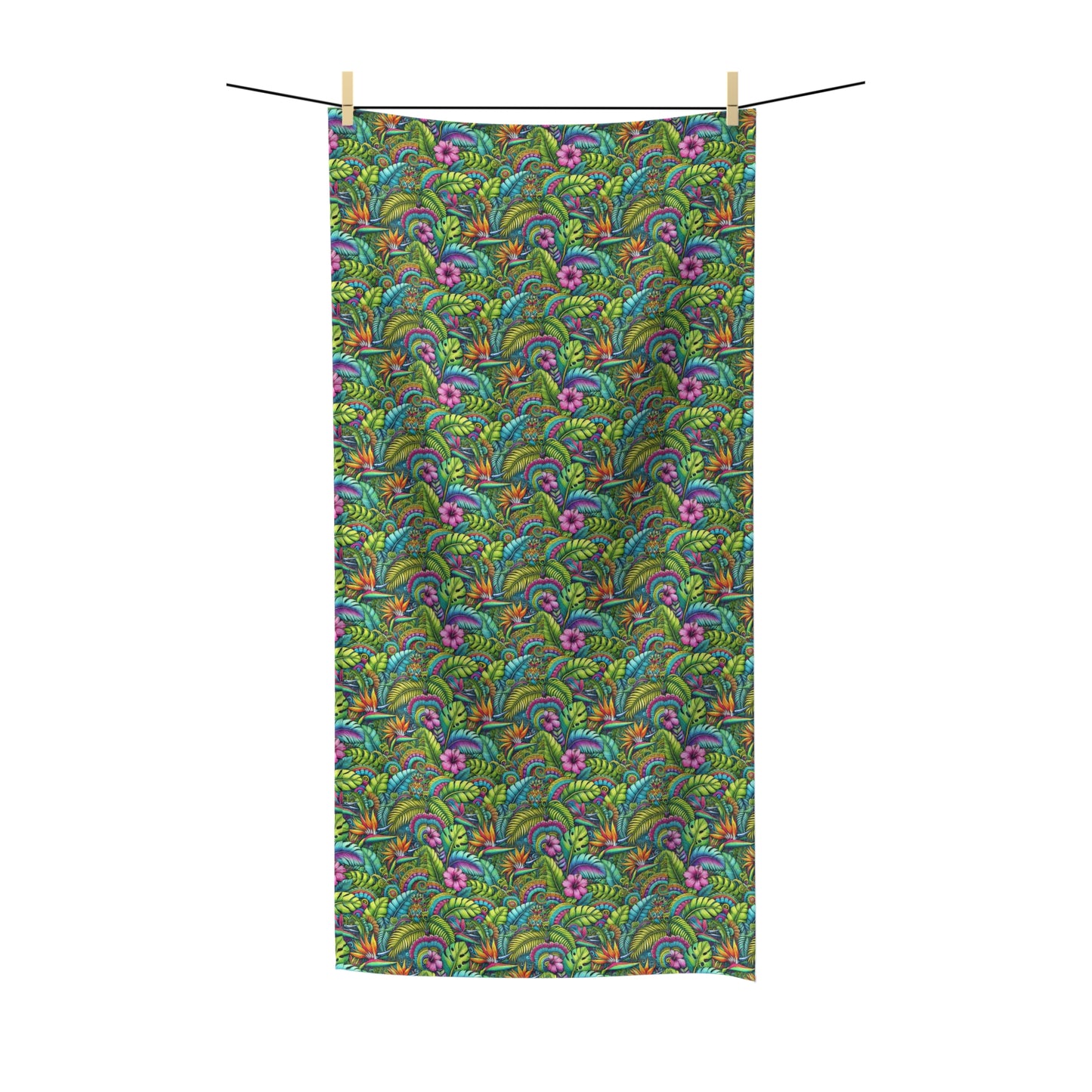 Rainforest Blooms Polycotton Towel