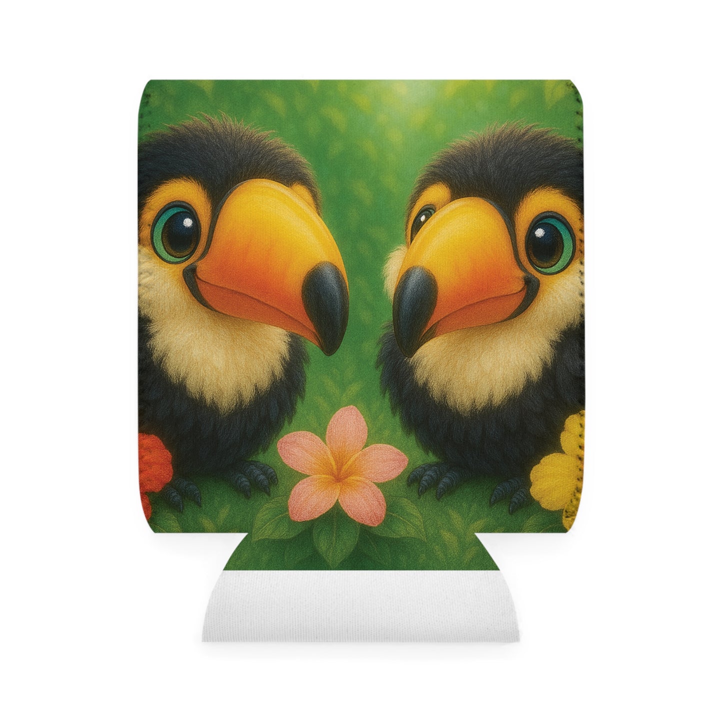 Baby Toucans Can Cooler Sleeve - Perfect for Outdoor Picnics