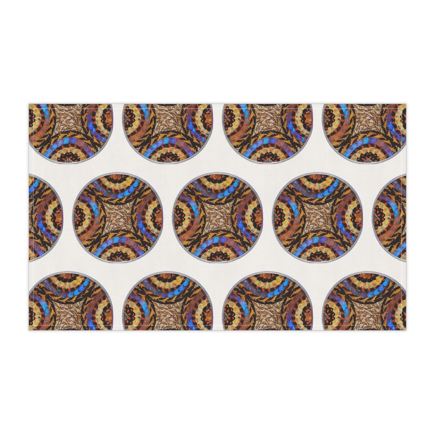 Tea Towels (cotton, poly), Real Butterfly Wing Plate #3