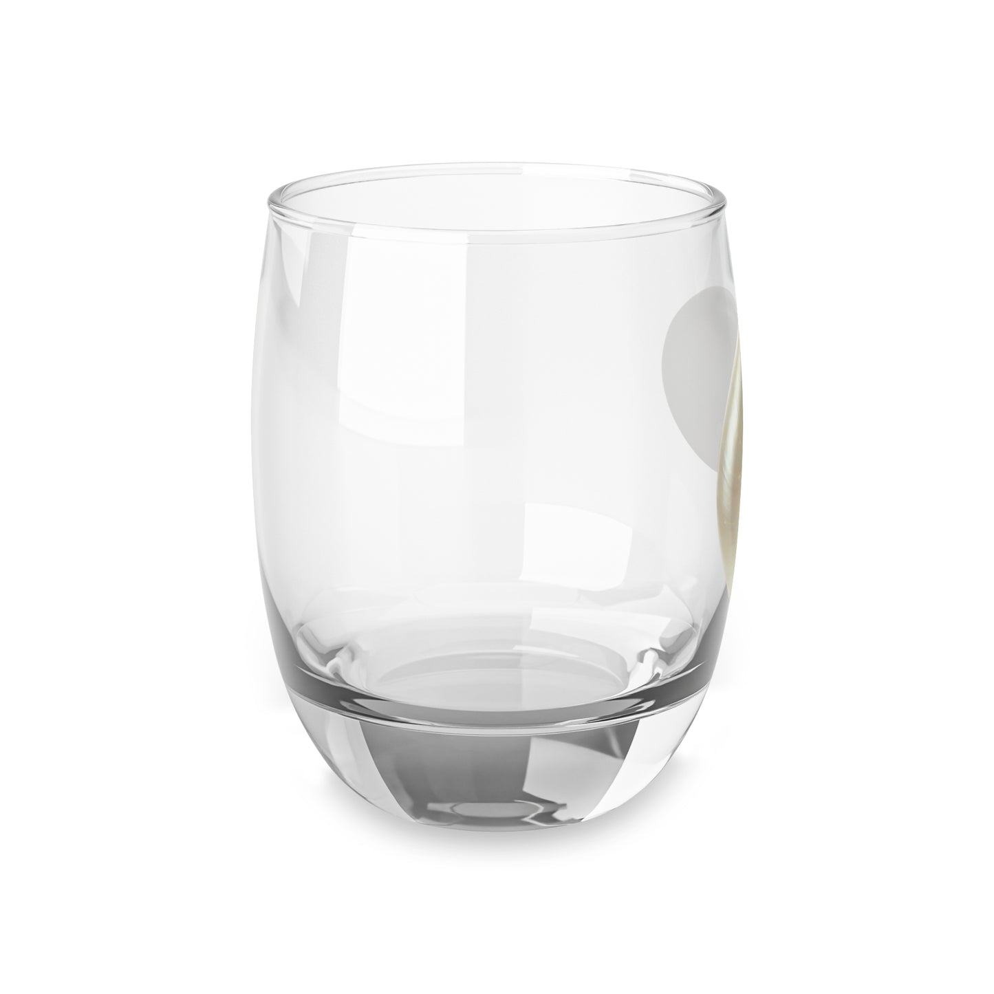 Whiskey Glass, White Nautilus Shell