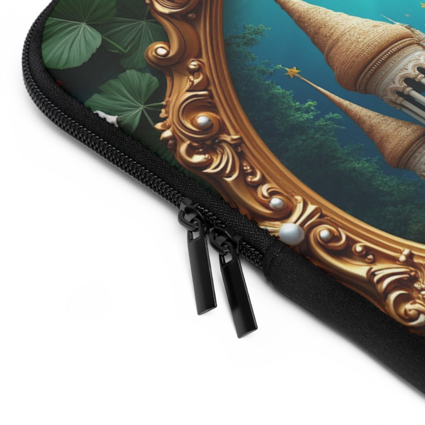 Tropical Laptop Sleeve, 5 Sizes - Perfect for Ocean Lovers & Students / Mermaid Palace, Libyan Sea