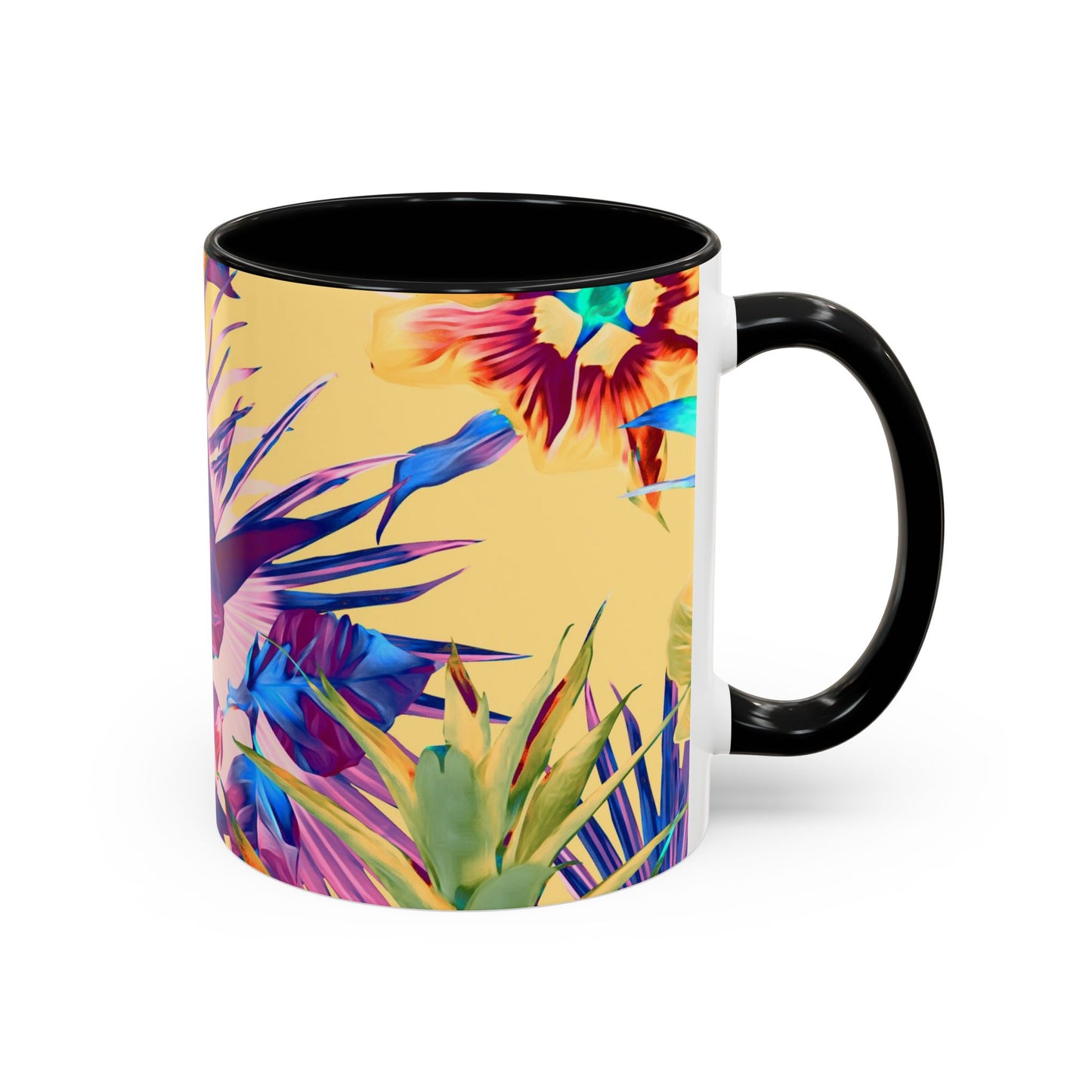 Accent Coffee Mug (11, 15oz), Plant Palooza, orange sherbet / Various Colors