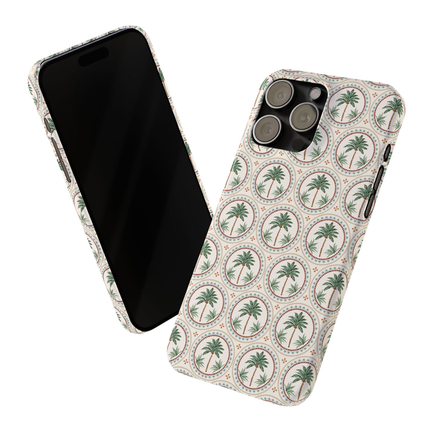 Slim Phone Cases - Mosaic Palm Tree