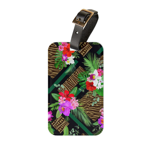 Luggage Tag - Tiki Orchids