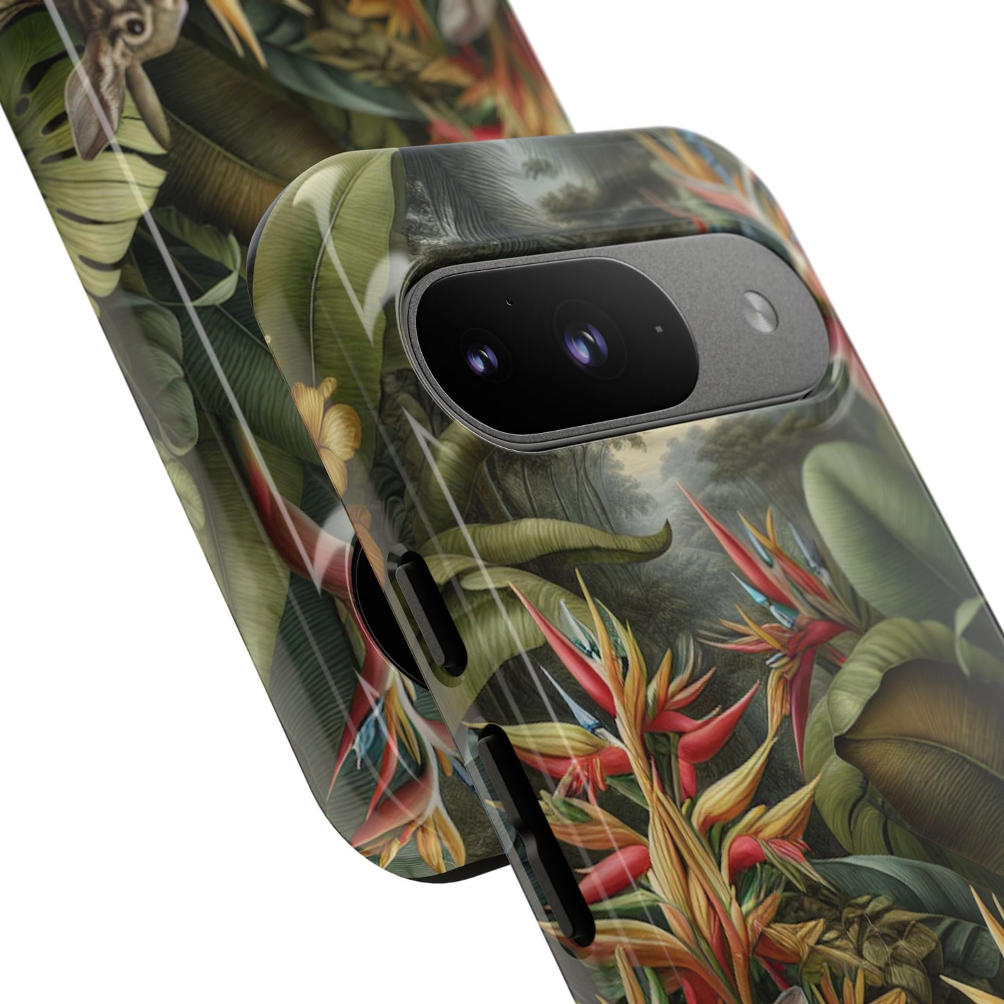 Rainforest Rabbit Outing Phone Case - Tough Cases with Summer Vibe