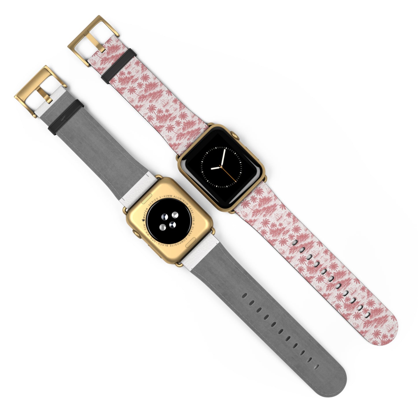 Apple Watch Band - Faraway Toile, Red