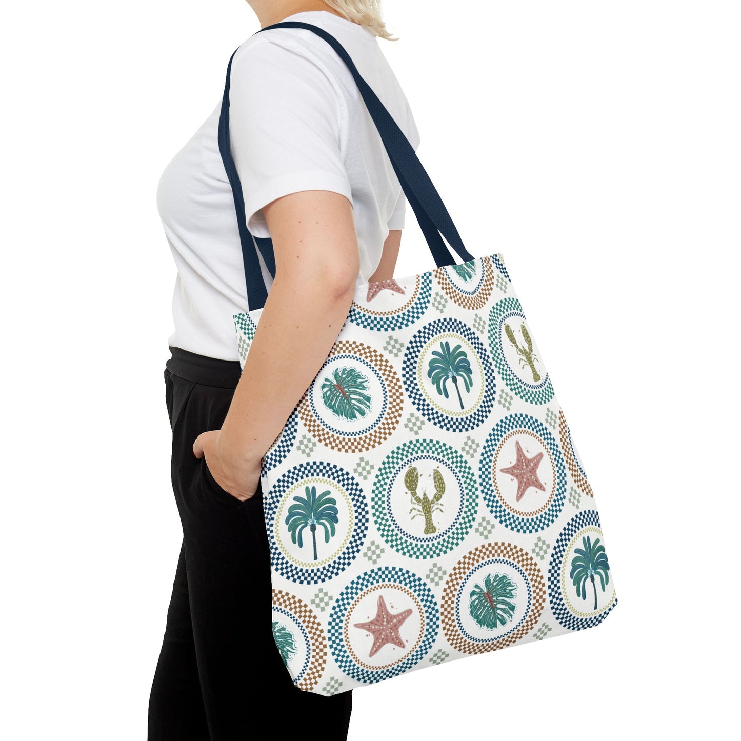 Mosaic Tropi Sealife Tote Bag - 3 Sizes