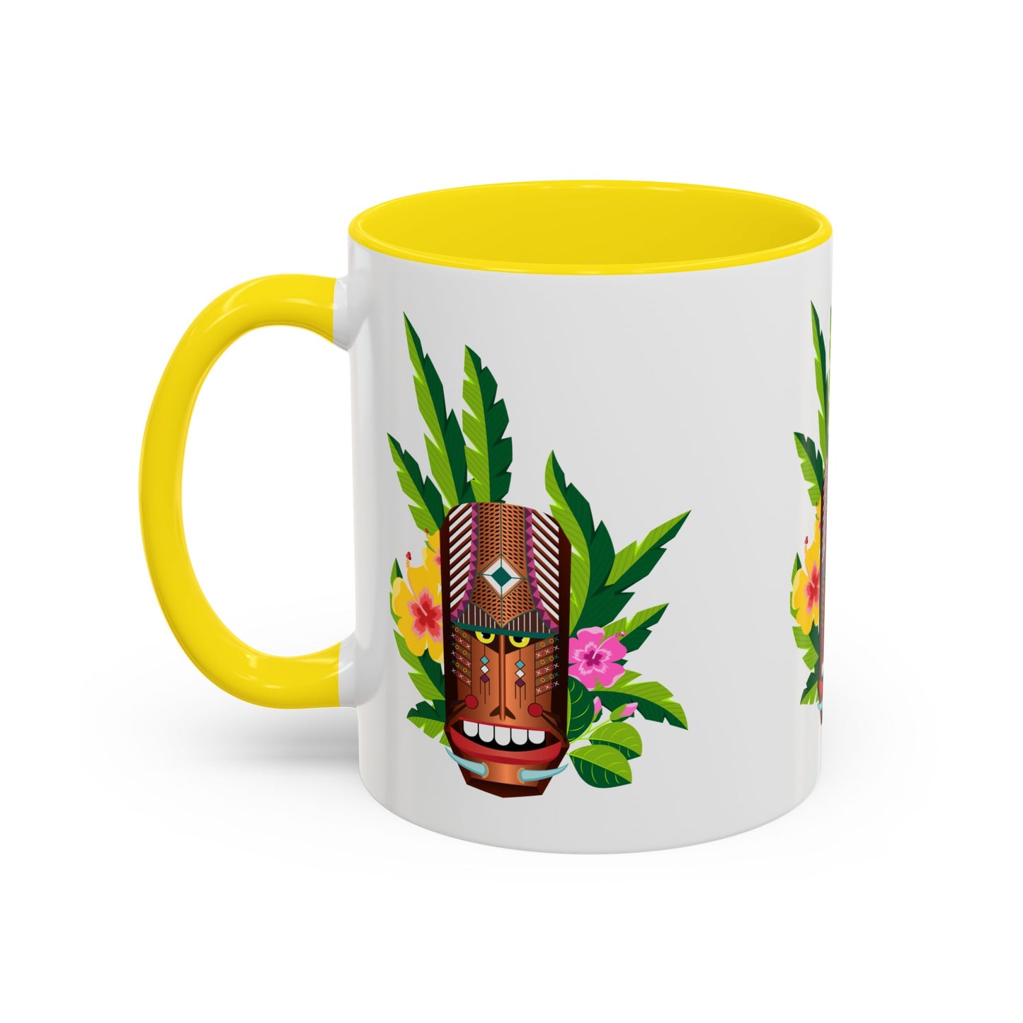 Accent Coffee Mug (11, 15oz), 8 Colors - Tiki Boss Loika