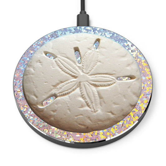 Wireless Charger - Disco Sand Dollar