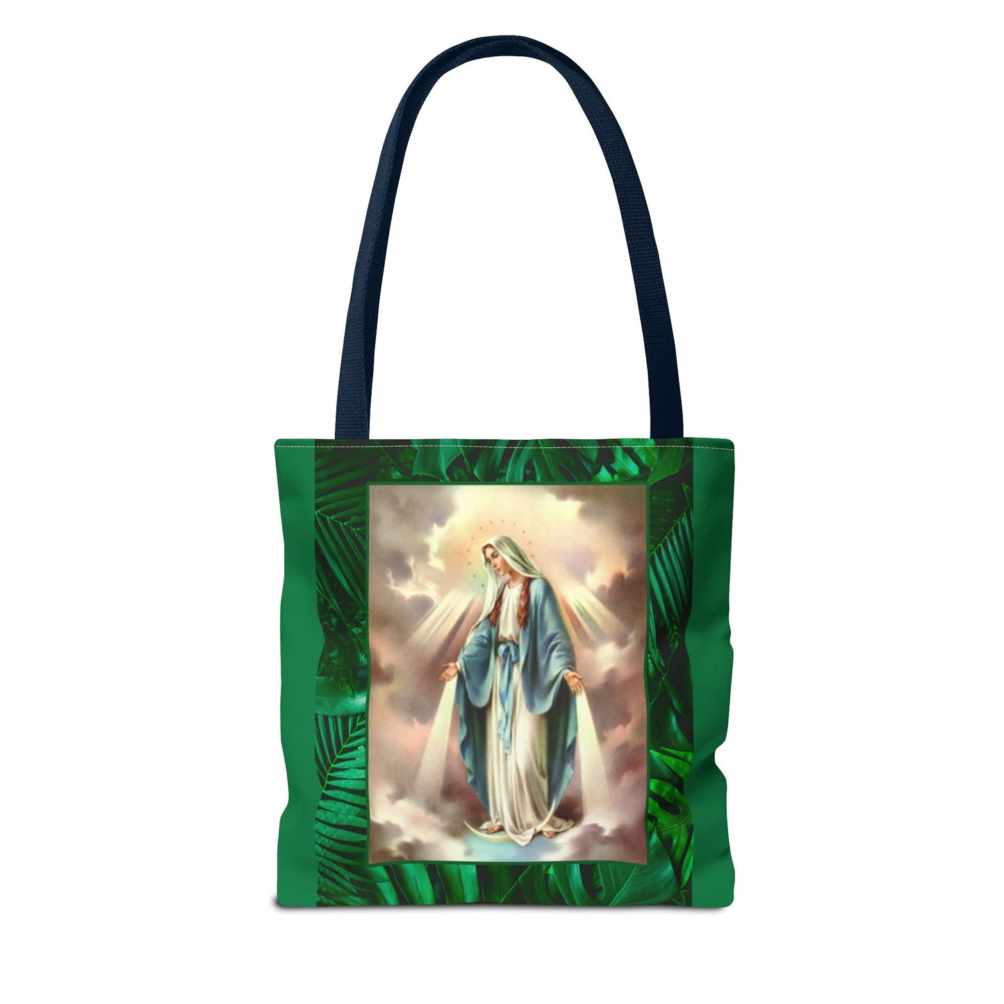 Religious Our Lady of Grace Tropical Tote Bag - 3 Sizes