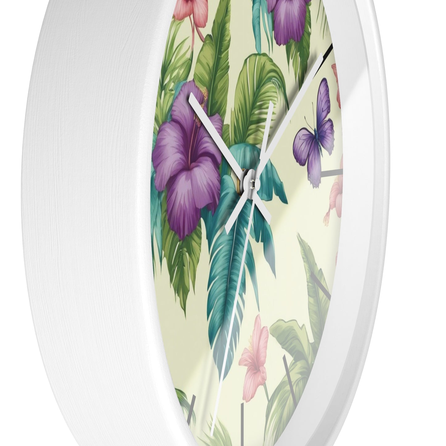 Wall Clock, Mary's Garden Toile, Hands/Base Variants