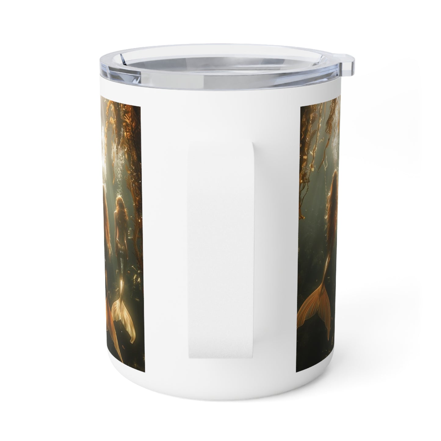 Tropical Insulated Coffee Mug, 10oz / Mermaids on Adventure