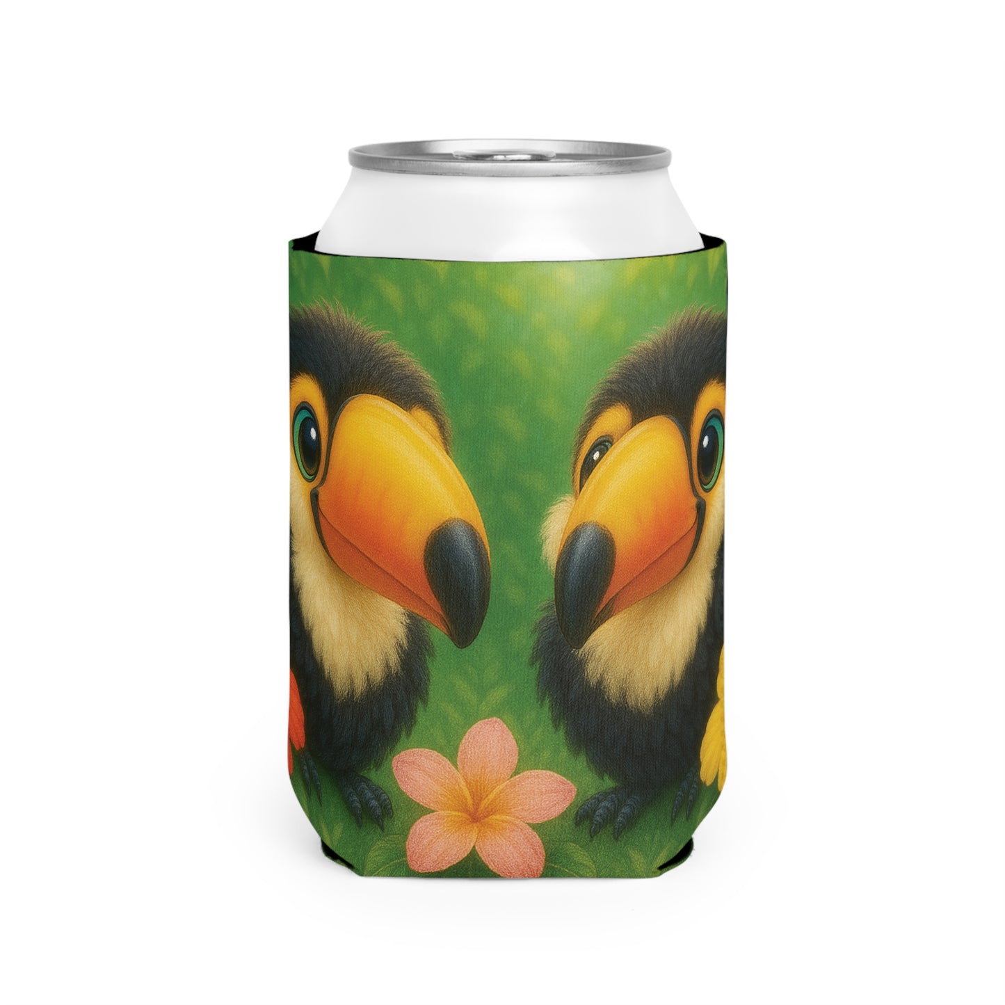 Baby Toucans Can Cooler Sleeve - Perfect for Outdoor Picnics