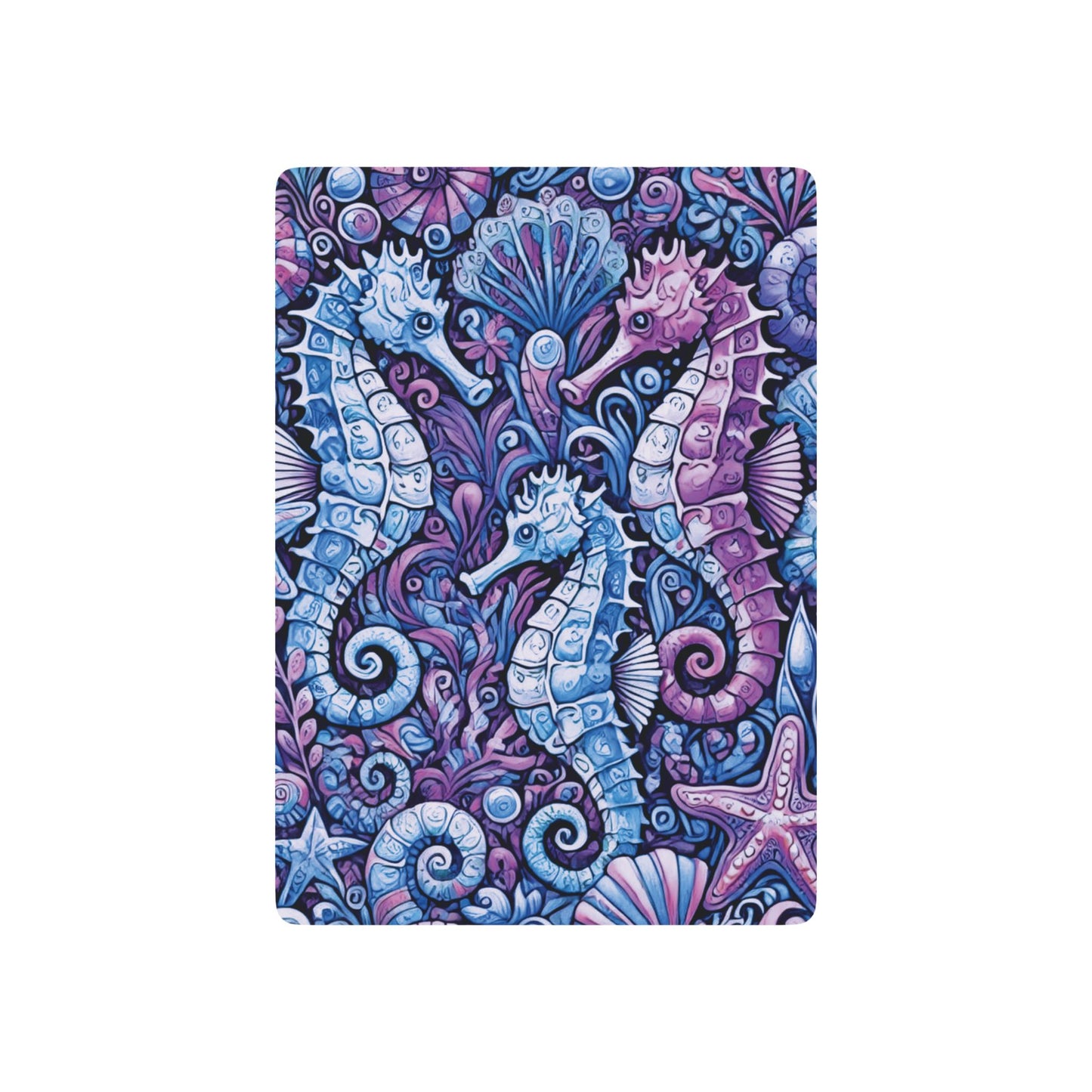 Poker Playing Cards - Seahorse Trio/Blue