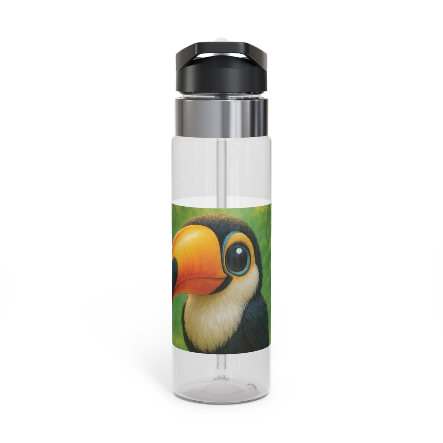 Tropical 20oz Tritan Sport Water Bottle -  Leakproof, Lightweight, BPA-Free / Baby Toucan