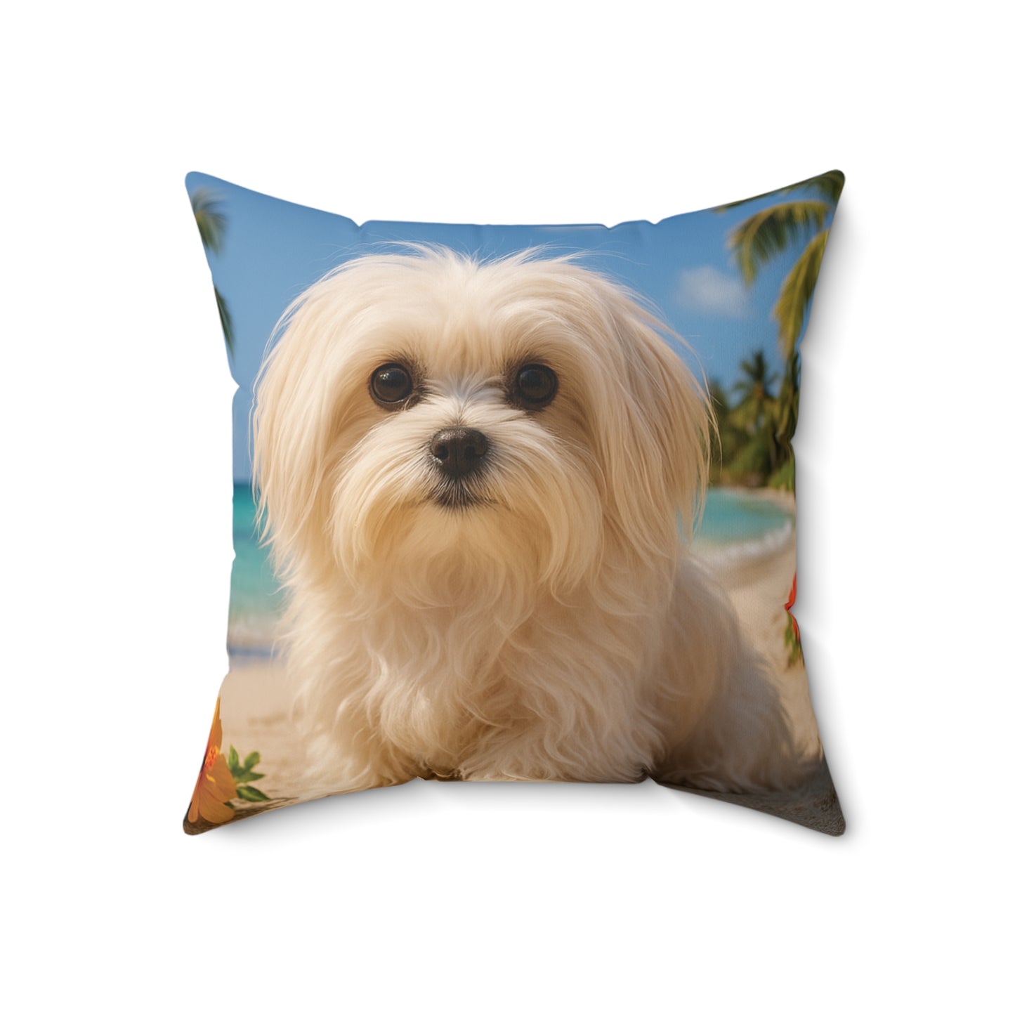 Decorative Pillow - Accent Cushion, 4 Sizes / Puppy Ariel
